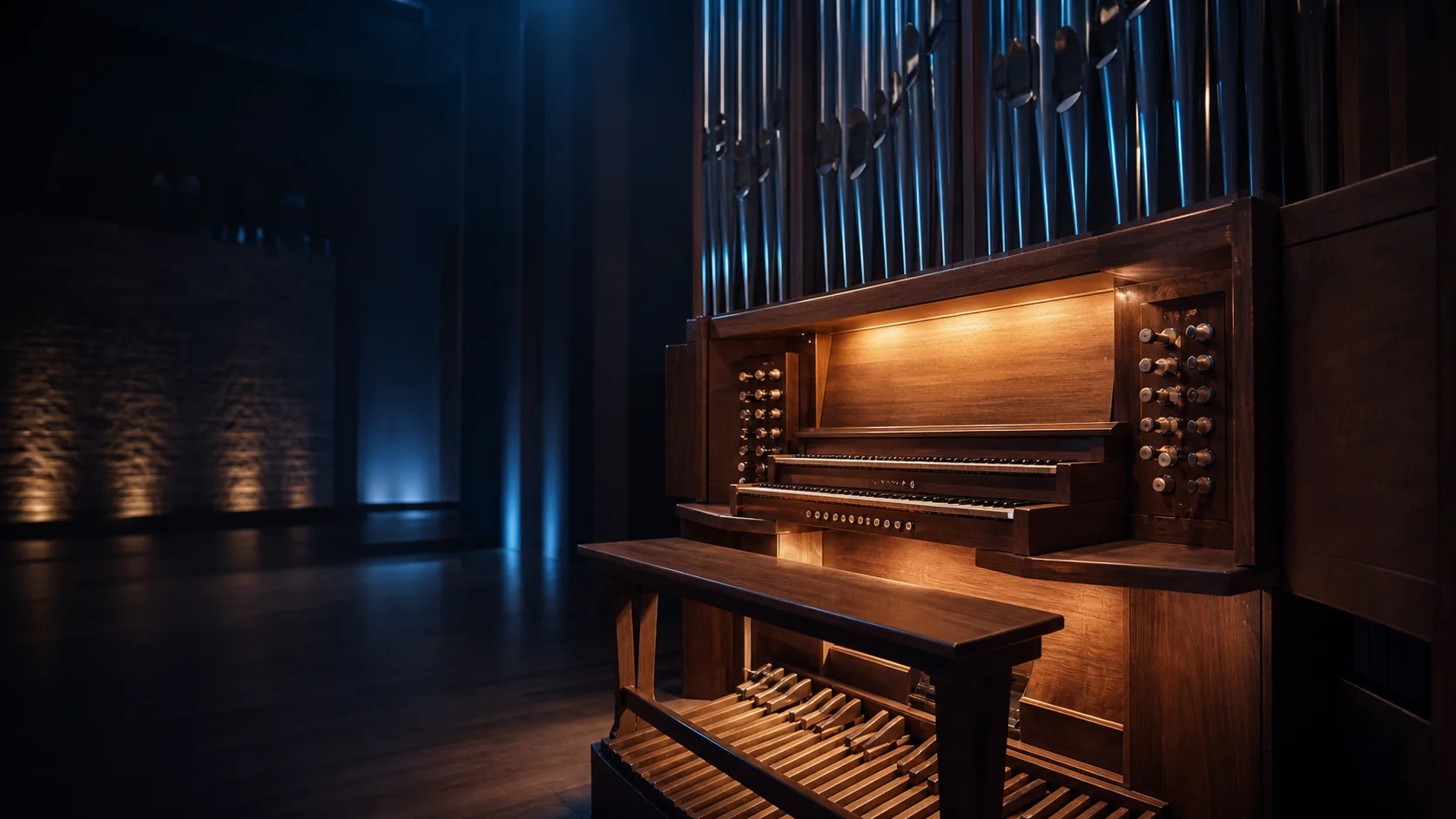 Editorial pipe-organ study accompanying Martin Ott Opus 9