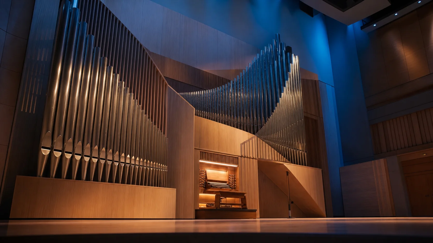 Editorial pipe-organ study accompanying Martin Ott Opus 7