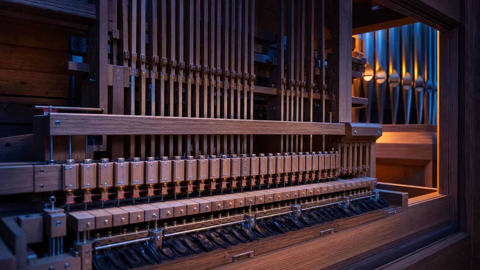 Editorial pipe-organ study accompanying Martin Ott Opus 27